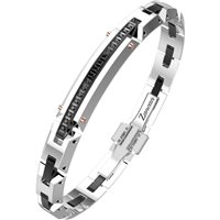 Bracelet Zancan Man Hi Teck in Steel Spinello EHB324 - EHB324